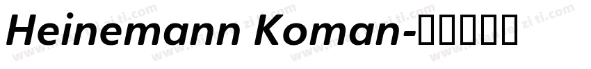 Heinemann Koman字体转换